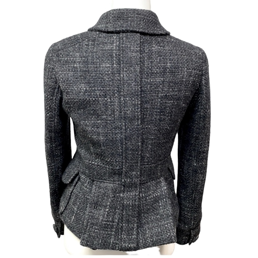 Tocca Charcoal Wool Blend Tailored Jacket - image 3